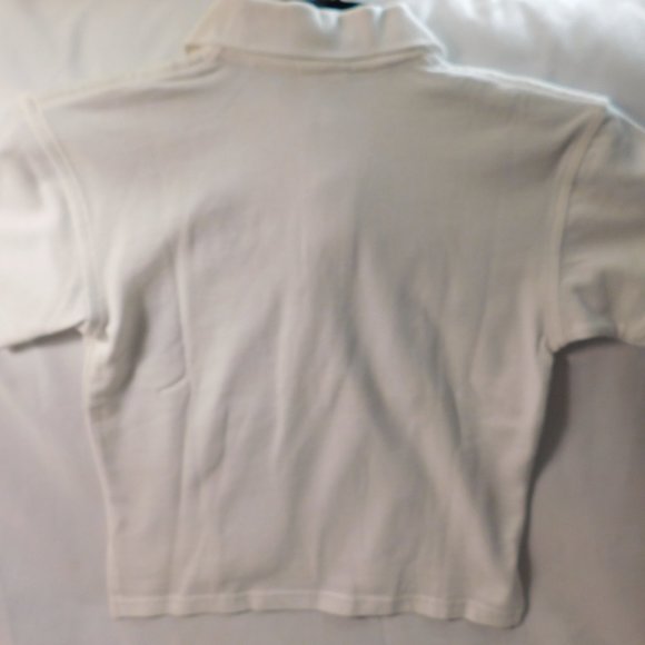 Warner Bros TAZ White Polo Shirt Kids Size 4 X-Small NEW Vintage - Picture 4 of 4
